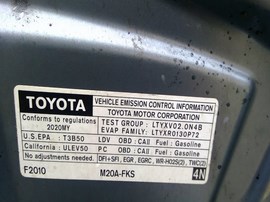 2020 TOYOTA COROLLA, SAGE, SE MODEL, 2.0L, AT.  Z25235